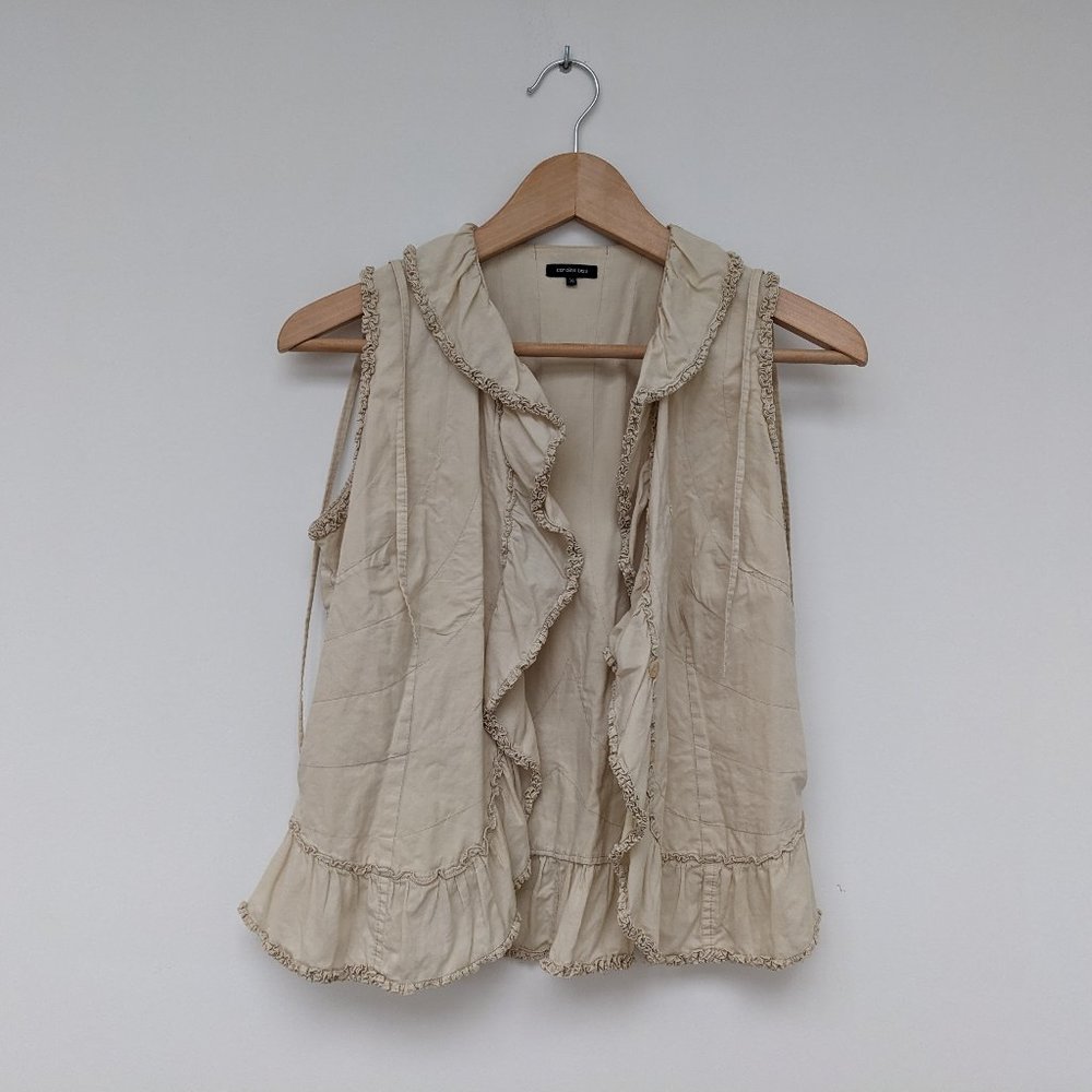 Caroline Biss Eggshell Crop Top - EU36